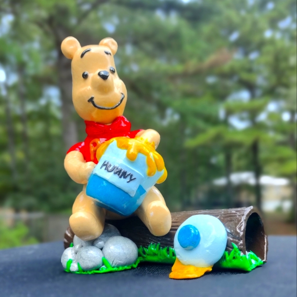 Handmade Vintage inspired Winnie the Pooh sculpture